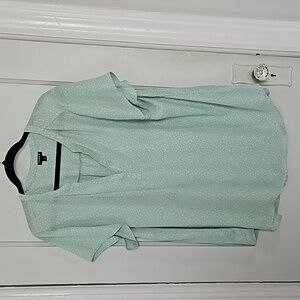 Torrid Mint Green Flutter Sleeve Top - 2